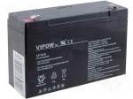 Акумулатор VIPOW ACCU-HP12-6 Акум: оловно-киселинен; 6V; 12Ah; AGM; необслужваем; 150x94x50mm